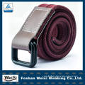 China Guangdong supplier fashion belt red 100% cotton belt canvas belt for men